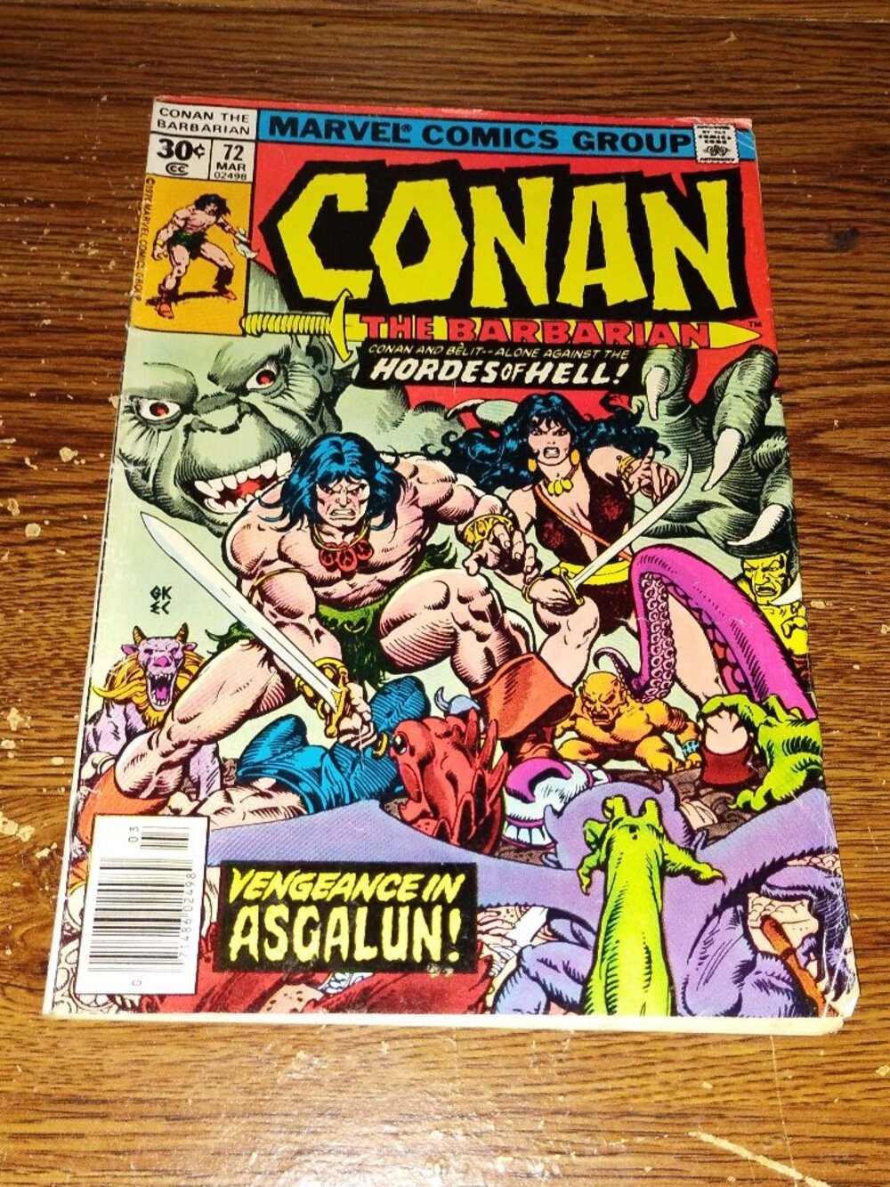 Conan the Barbarian #72 (Marvel Comics, 1976)